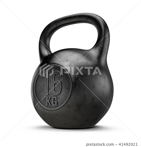 Kettlebell gym weight isolated on white background Kettlebell gym weight isolated on white background 41492021