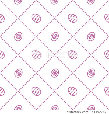 Seamless pattern with decorated eggs Seamless pattern with decorated eggs 41492787