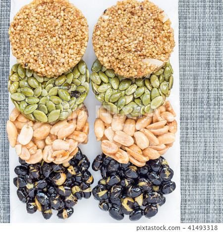 Korean traditional sweet snacks. Top view 41493318