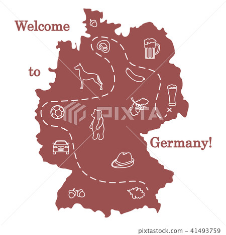 various symbols of Germany Travel and leisure. 41493759