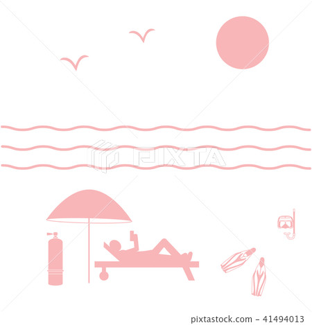 Nice picture on holiday by the sea Nice picture on holiday by the sea 41494013