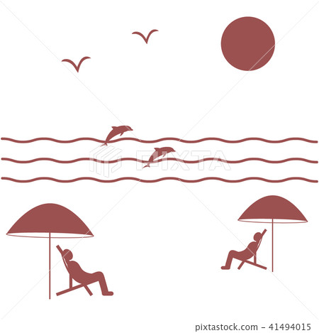 Nice picture on holiday by the sea Nice picture on holiday by the sea 41494015