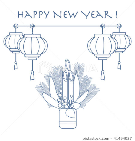 East new year home decorations kadomatsu and 41494027