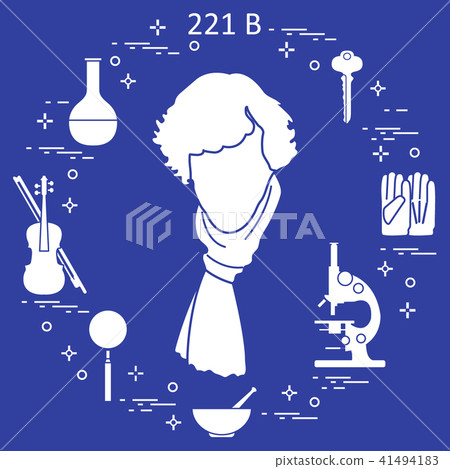 Private detective Sherlock Holmes with variety Private detective Sherlock Holmes with variety 41494183