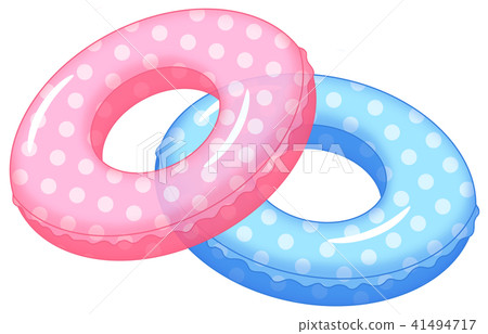 Pink and blue float 41494717