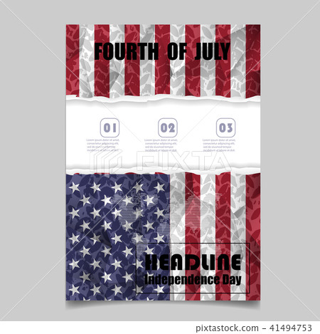 4th July Independence day background design. 41494753