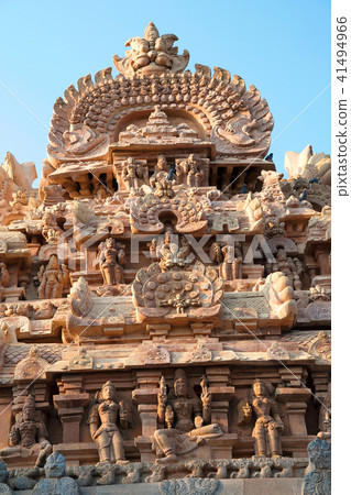 Carvings on Gopura, Deivanayaki Amman shrine 41494966