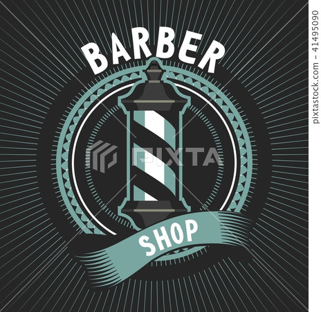 barber shop emblem pole barber shop emblem pole 41495090