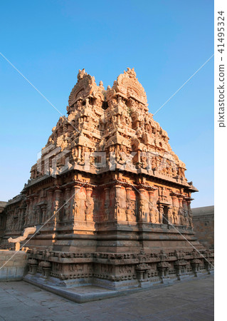 Decorated Gopura & walls, Deivanayaki Amman shrine Decorated Gopura & walls, Deivanayaki Amman shrine 41495324