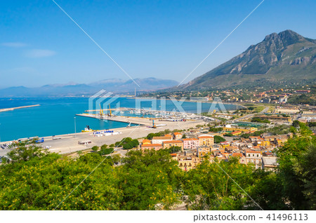 View of the Marina and industrial Termini Imerese 41496113