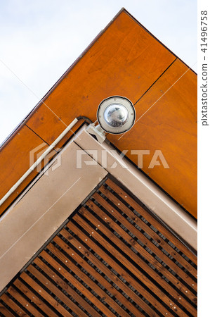 Focus on security CCTV camera on building Focus on security CCTV camera on building 41496758