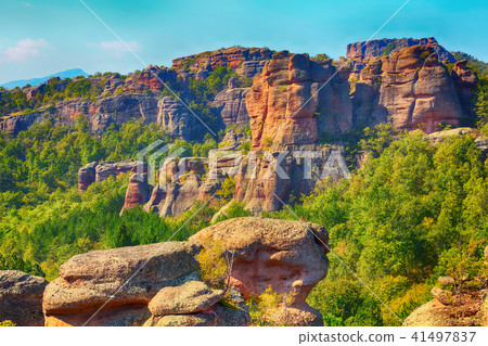 Cliff rocks panorama, Belogradchik, Bulgaria Cliff rocks panorama, Belogradchik, Bulgaria 41497837
