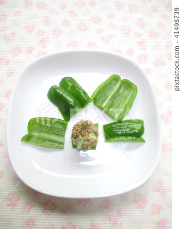 Leave seeds of green peppers clean How to prepare dishes 41498739
