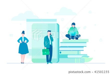 Business project - flat design style colorful illustration 41501155