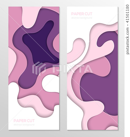 Abstract banner - set of vector template illustrations Abstract banner - set of vector template illustrations 41501180
