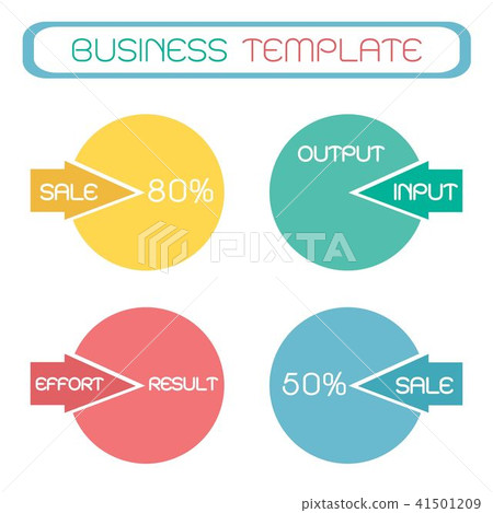 Vector Set of Round Banner Layout Templates Vector Set of Round Banner Layout Templates 41501209