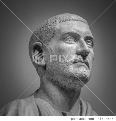 The ancient marble head of man sculpture The ancient marble head of man sculpture 41502627
