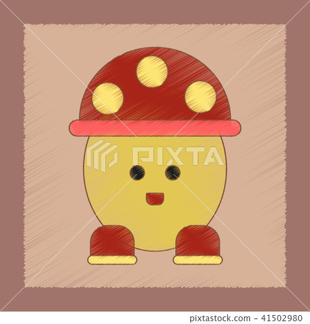 flat shading style icon Kids mushroom flat shading style icon Kids mushroom 41502980