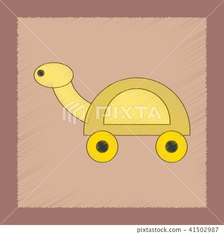 flat shading style icon Kids turtle flat shading style icon Kids turtle 41502987