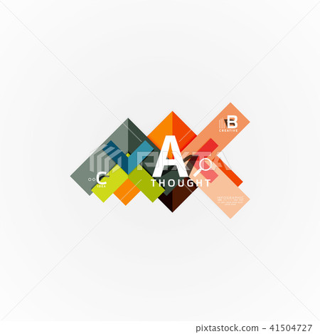 Geometric design abstract option infographics 41504727