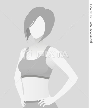 Default placeholder fitness trainer in a T-shirt. 41507541