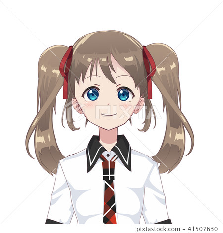 Anime manga avatar schoolgirl 41507630