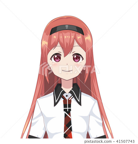 Anime manga avatar schoolgirl 41507743