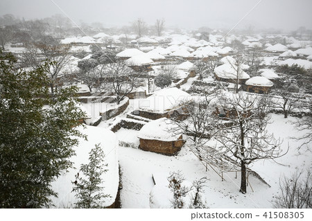 Nakan-eup城堡雪風景 41508305
