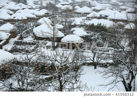 Nakan-eup城堡雪風景 Nakan-eup城堡雪風景 41508312