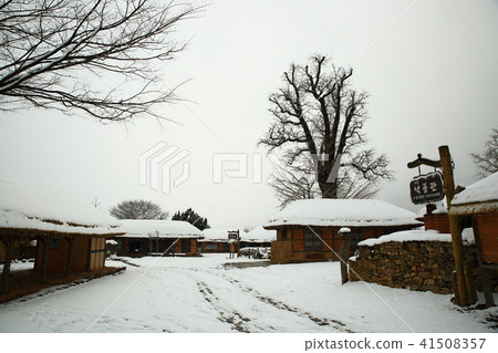 Nakan-eup城堡雪風景 Nakan-eup城堡雪風景 41508357