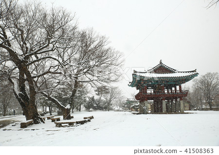 Nakan-eup城堡雪風景 Nakan-eup城堡雪風景 41508363