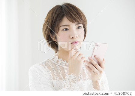 Young lady · Smartphone Young lady · Smartphone 41508762