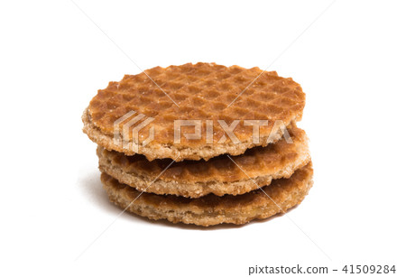 Dutch waffles isolated Dutch waffles isolated 41509284