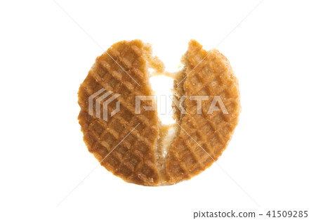 Dutch waffles isolated 41509285