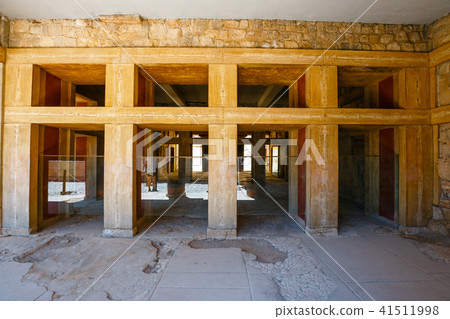 Minoan palace of Knosos, Crete Island, greece Minoan palace of Knosos, Crete Island, greece 41511998