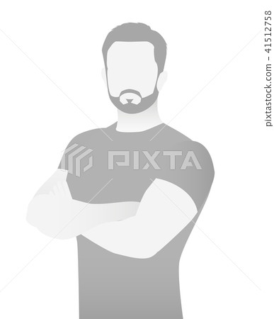 Default placeholder fitness trainer in a T-shirt. 41512758