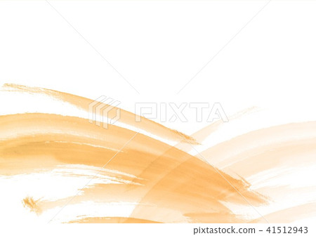 水彩淡淡橙黃色薄 41512943