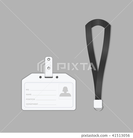Employees identification card, Tag name, Vector Employees identification card, Tag name, Vector 41513056