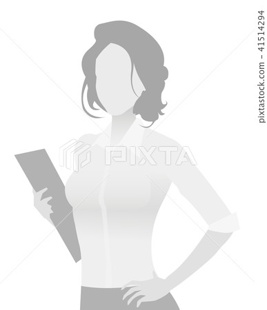 Default placeholder businesswoman half-length por 41514294