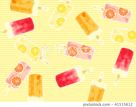 Ice candy background - Stock Illustration [41515612] - PIXTA