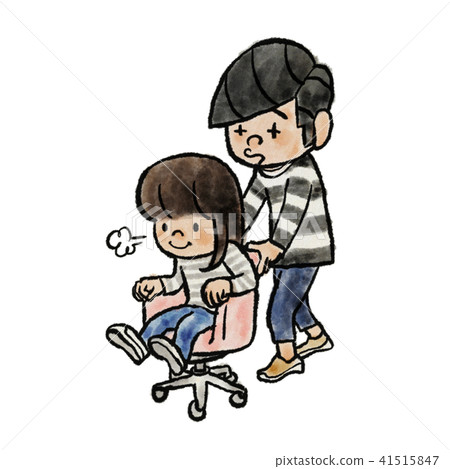 我會推著坐在椅子上的女兒 41515847