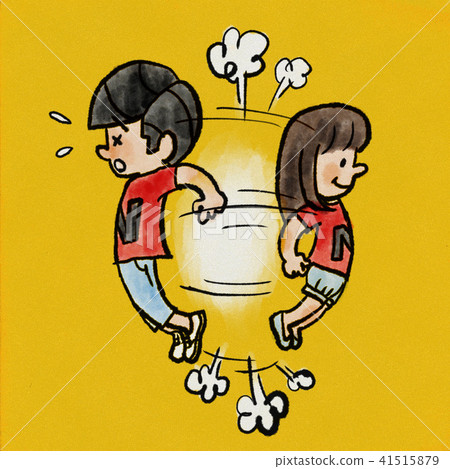 Repelling child and child 41515879