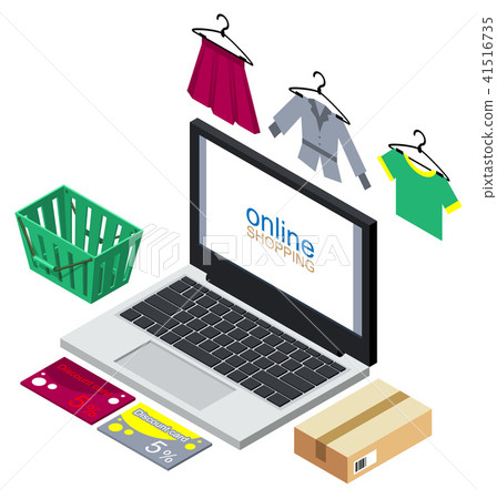 Online shopping concept illustration Buying 41516735