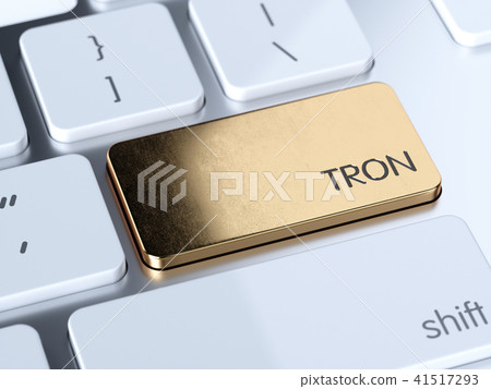 Tron computer keyboard button Tron computer keyboard button 41517293