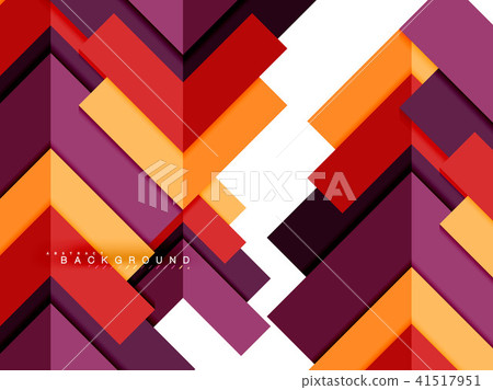 Multicolored abstract geometric shapes, geometry background for web banner 41517951