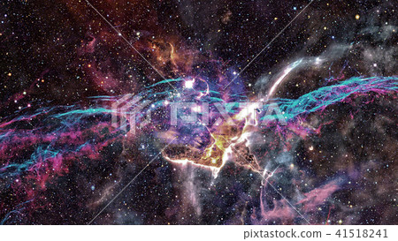 Nebula and stars in outer space. Nebula and stars in outer space. 41518241