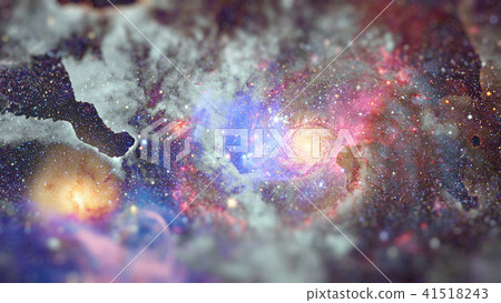 Nebula and stars in outer space. Nebula and stars in outer space. 41518243