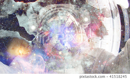 Astronaut in outer space. Astronaut in outer space. 41518245