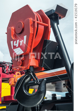 construction hook on a construction crane, excavator 41519179