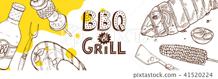 bbq grill poster 41520224